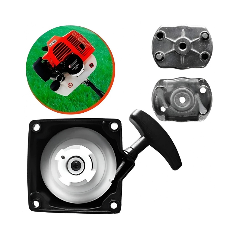 kit Arrastador + Tampa De Partida P/ Roçadeira Nakasaki 63cc universal