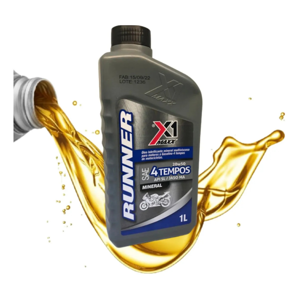 Oleo Para Moto 20w50 ÓLEO LUBRIFICANTE PARA MOTOS 20w50 4T. em Oferta na Shopee