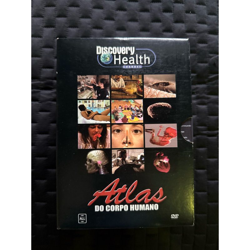 Box DVD Atlas do Corpo Humano Coleção Completa 4 discos