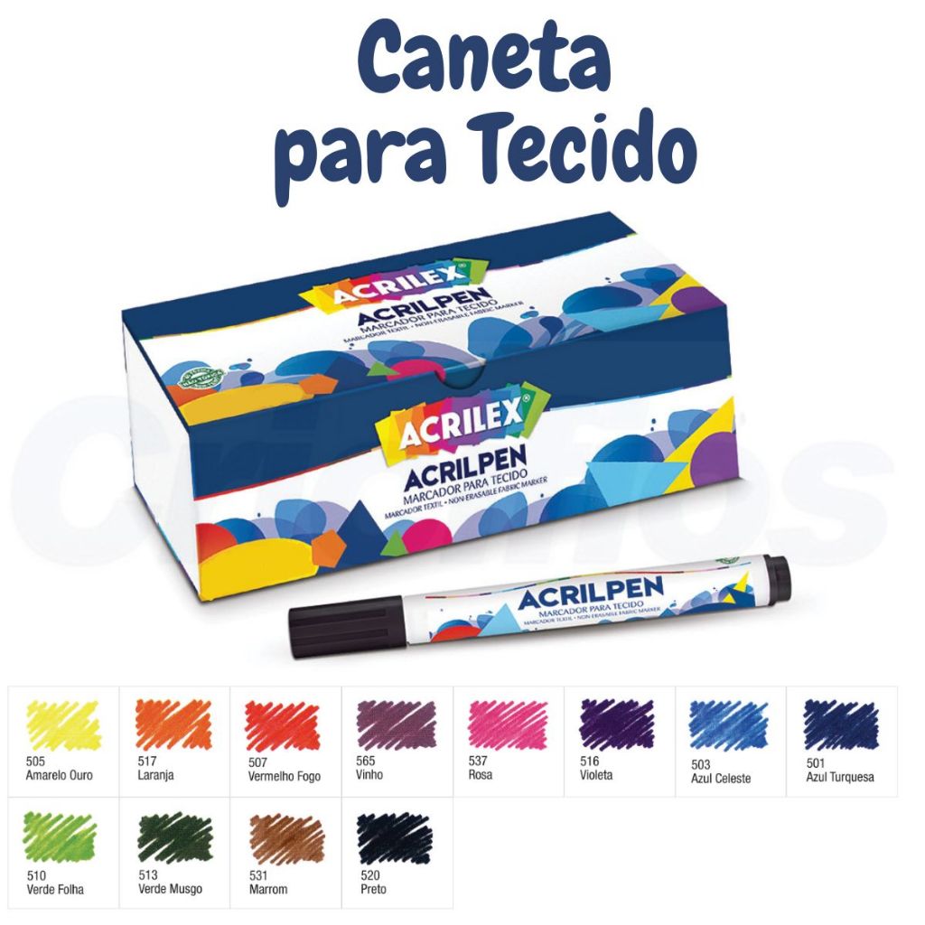 Cores Acrilex Tecido: Onde Comprar | BuscaProdutos