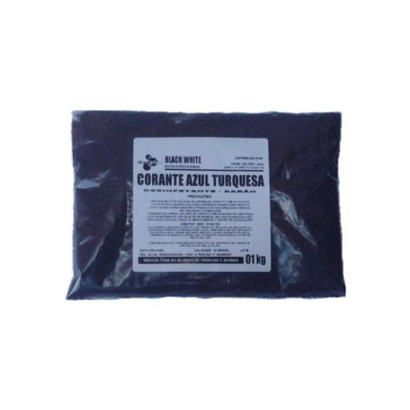 Corante AZUL TURQUESA 1 KG ( detergente/sabão/ desinfetante)