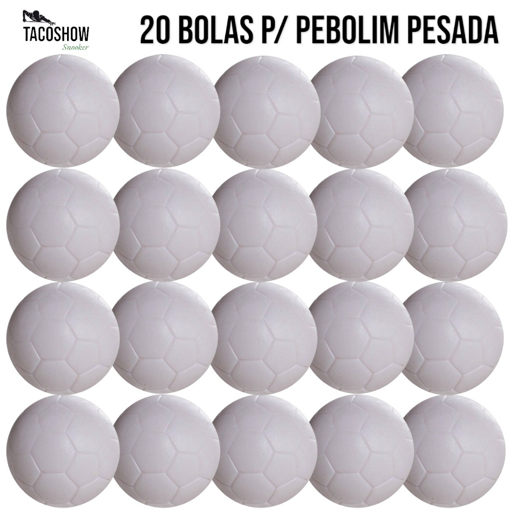 Bola de Pebolim PESADA Toto Pacal FlaFlu Bolinha de Pebolim com 20 15 10 7 e 5 Unidades