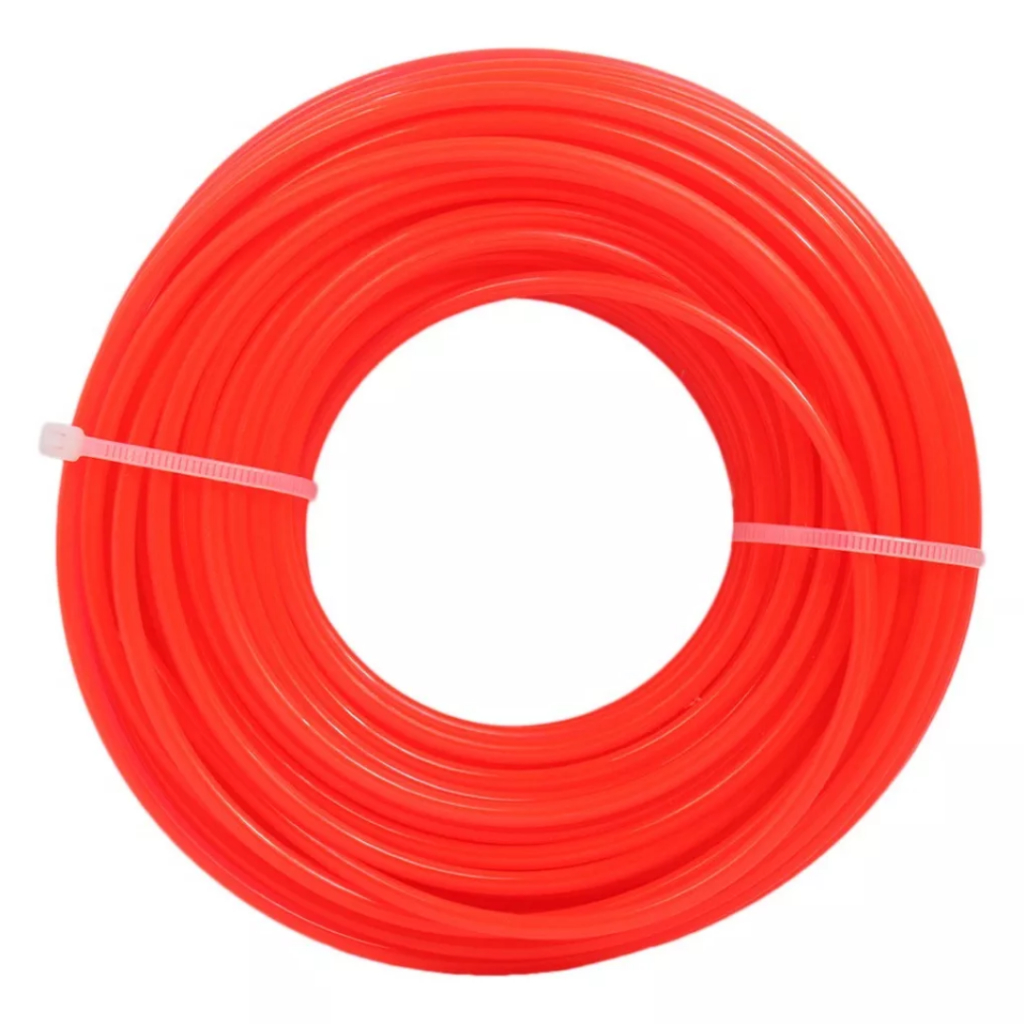 Fio De Nylon Para Roçadeira 2,5mm Redondo Rolo Com 356 metros