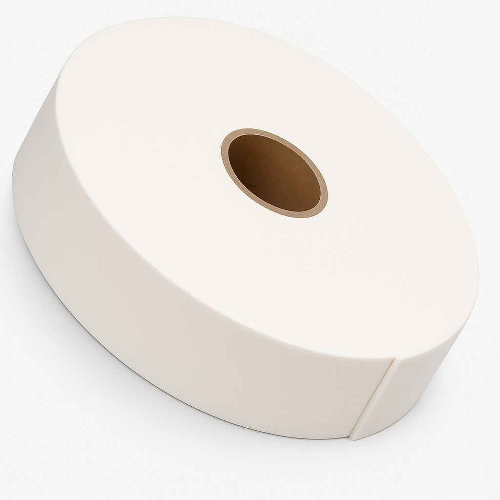 Fita Eva Espuma Vedação Autocolante Branco 5mm x 50mm X 10M