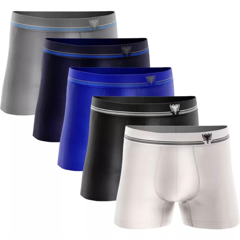 Cuecas Boxer Kit 5 unidades Poliamida Original