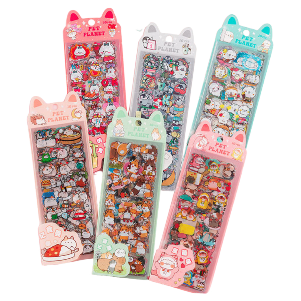 Kit Adesivos infantil cartela 150un meninas papelaria fofa cadernos agenda scrapbook em Oferta na Shopee