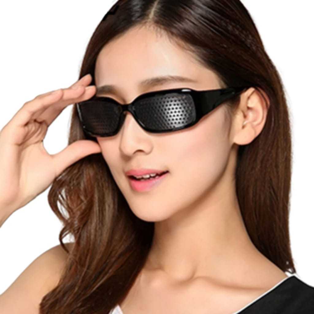 Óculos Reticulado Pinhole Furadinho Anti Fadiga e astigmatismo em Oferta na Shopee