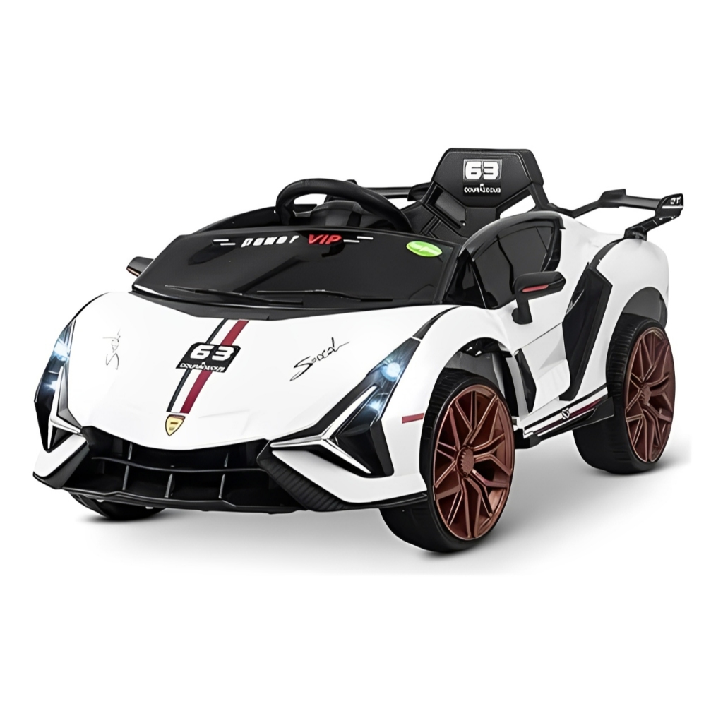 Carro Esportivo Elétrico Infantil Branco 12v -Toys Import MC24372 em Oferta na Shopee