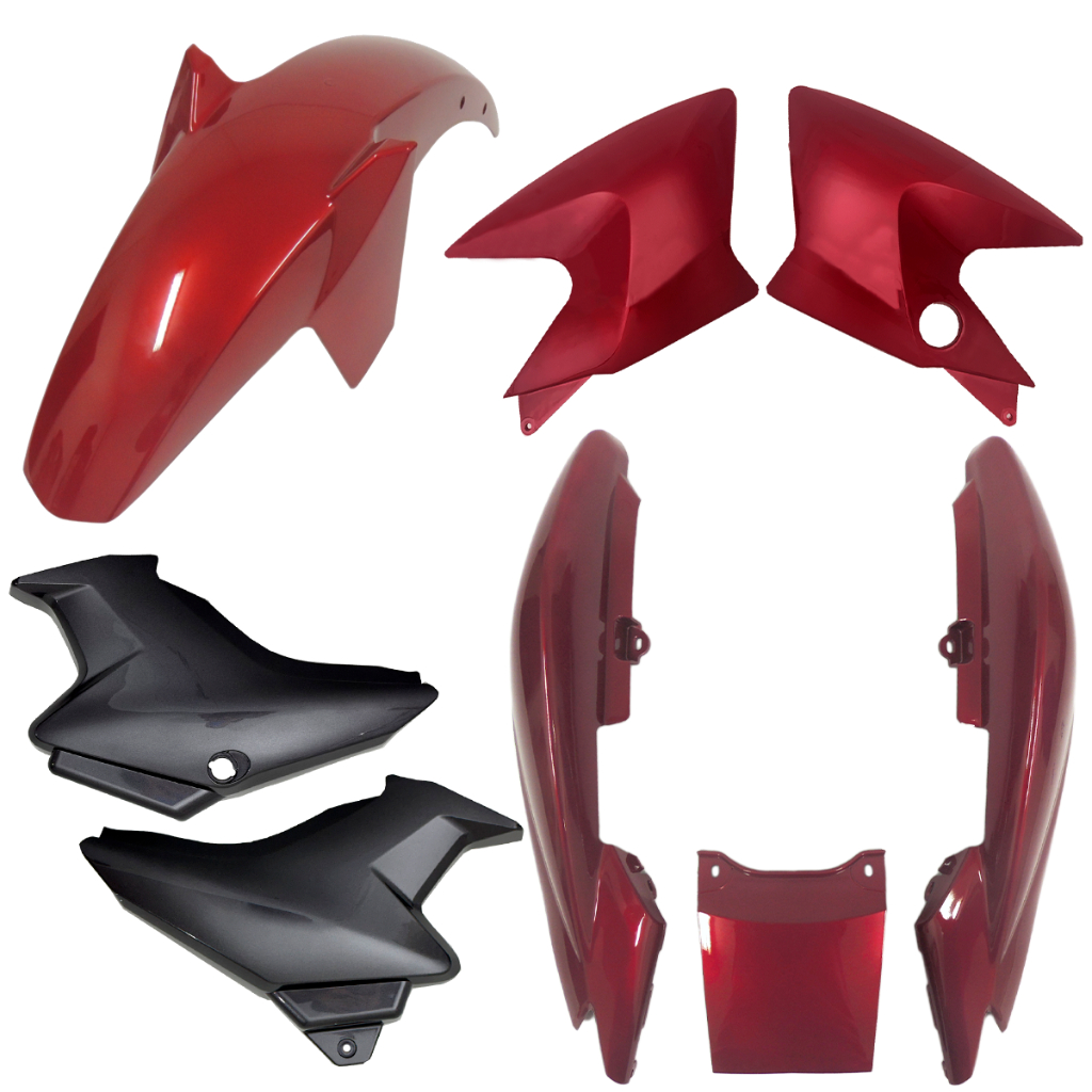 Kit Carenagem Roupa Carcaça Completo Moto Ybr Factor 125 Ano 2009 2010 2011 e 2012