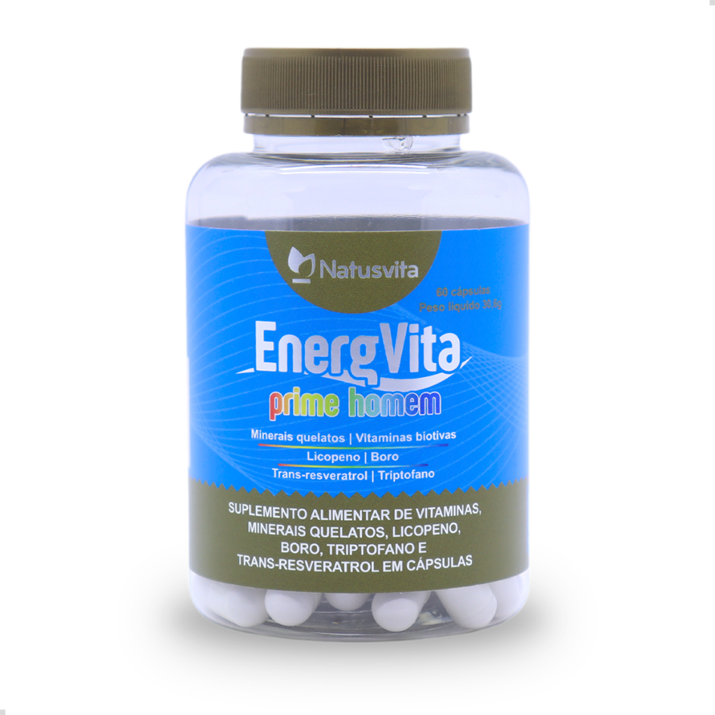 Multivitamínico Homem com Boro, Licopeno, Triptofano e Resveratrol Cápsulas Concentrado