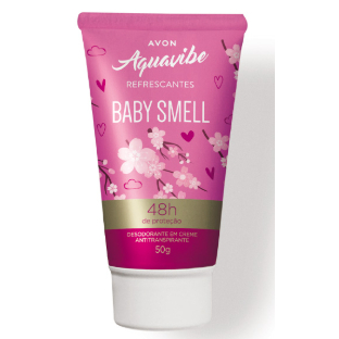 Avon Desodorante Creme Bisnaga Aquavibe Baby Smell