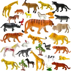 Brinquedo Animais Miniatura Floresta Fazenda Dinossauros Animais Em Miniatura De Brinquedo