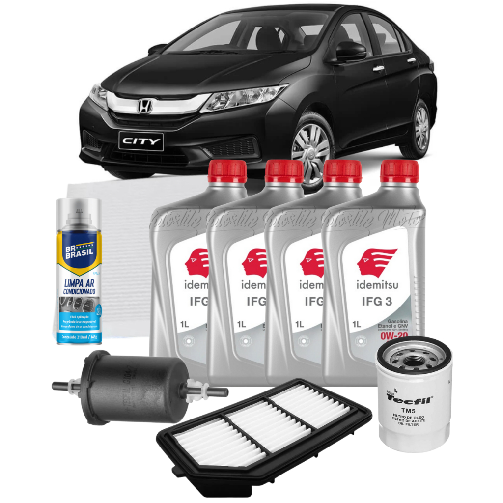 Kit Revisão 0w20 Idemitsu Honda City 2014 Á 2021 + Todos os filtros em Oferta na Shopee