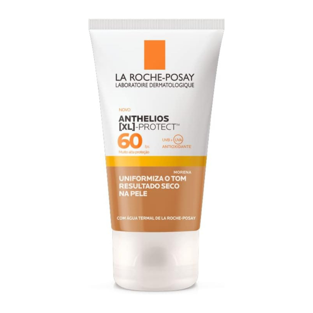 Protetor Solar Facial La Roche-Posay Anthelios [XL] Protect FPS60 Cor Morena Com 40g em Oferta na Shopee