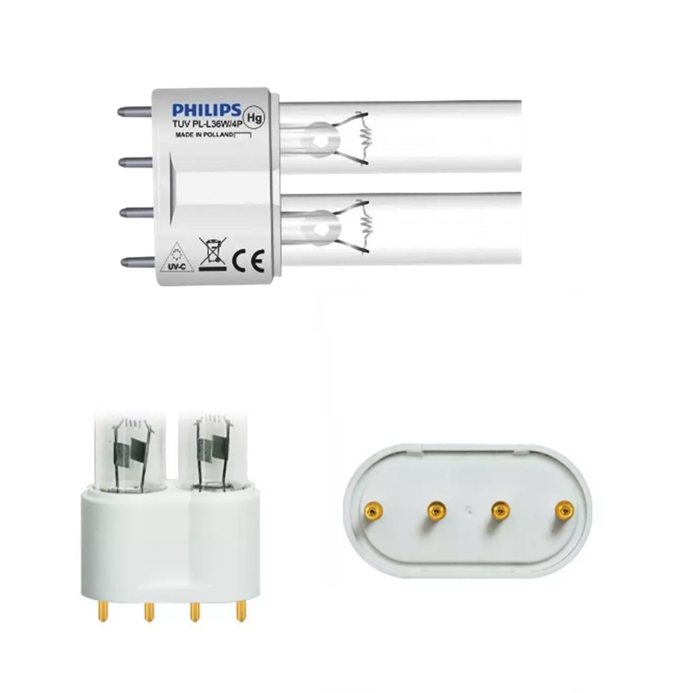 Lâmpada Pl-l 36w Ho Philips Germicida Uvc 36w 2g11