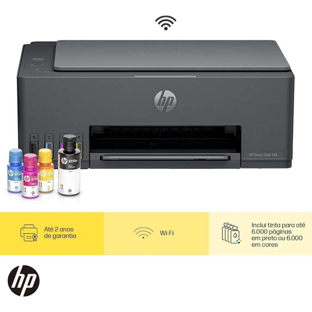 Detalhes do Impressora Multifuncional HP Smart Tank 584