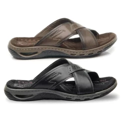 Chinelo Masculino Gaspea Couro Pegada 131661