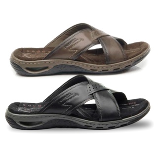 Chinelo Masculino Gaspea Couro Pegada 131661 em Oferta na Shopee