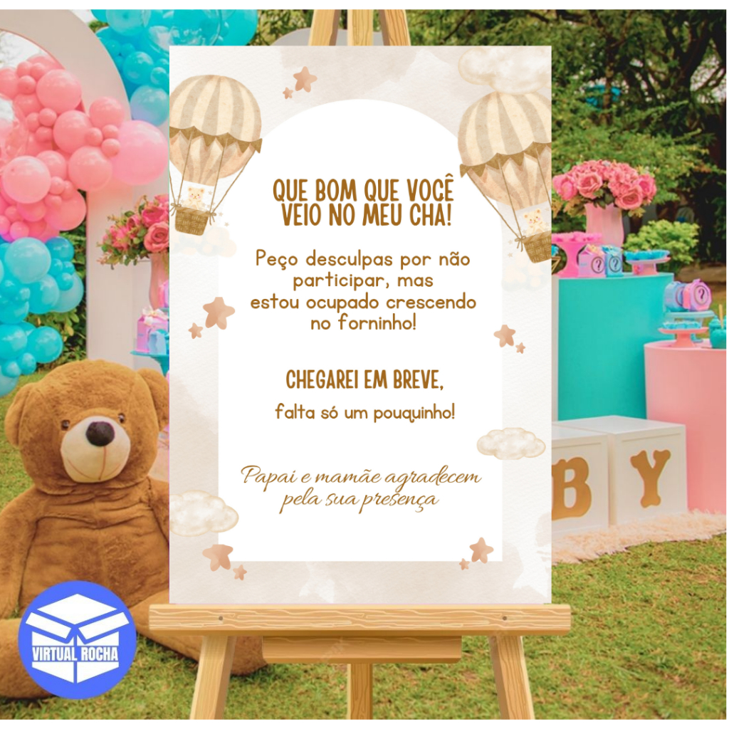 Quadro Placa Decorativa Fundo Bege Balão |Que Bom Que Você Veio MDF em Oferta na Shopee