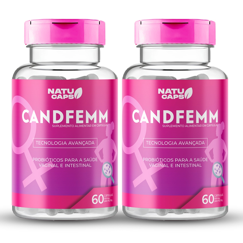 2 Un CandFemm  120 Cápsulas - DIGA ADEUS A CANDIDÍASE !
