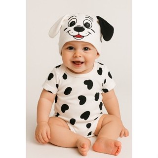 Body Temático Bebe Cachorro Dálmata Mesversario Bory Bori Bory Bodi Fantasia Bebe Menina e Menino Dalmatas em Oferta na Shopee