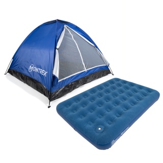 BARRACA TIPO IGLU PARA 4 PESSOAS COM BAG + COLCHÃO INFLÁVEL DE CASAL em Oferta na Shopee