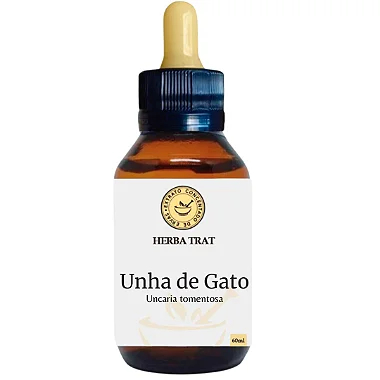 UNHA DE GATO ORGÂNICO - PURO EXTRATO / TINTURA MÃE 60ML - HERBA TRAT