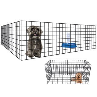 Cercado Para Cachorro Cercadinho Pet Com 12 Módulos Grade 40x40cm 100% Aço E Ajustável em Oferta na Shopee