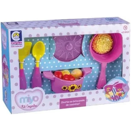 Kit Cozinha Miyo Panelinhas e Acessórios 10 Peças - Cotiplas 2545