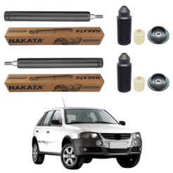 PAR AMORTECEDOR DIANTEIRO GOL RALLYE G3 G4 NAKATA + KIT