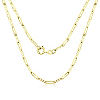 Corrente de Ouro 18k Cadeado maciça grossa 4,90 gramas
