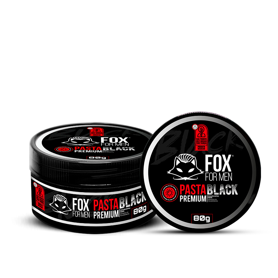 PASTA BLACK 80G - FOX FOR MEN em Oferta na Shopee