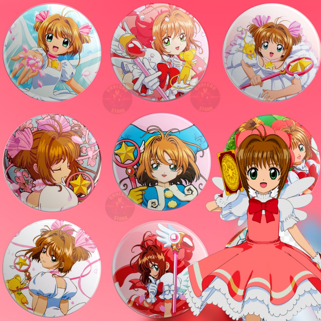 Sakura Card Captor - Botton/Broche 4,4cm em Oferta na Shopee