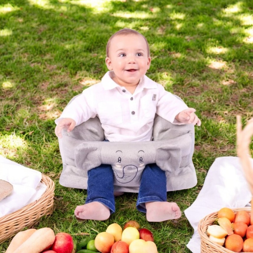 Assento Para Bebê Sofazinho Cadeirinha Estofada Vários Modelos