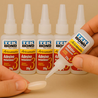 Cola Tek Bond Artesanato N3 Alta Viscosidade Acrigel Postiça em Oferta na Shopee