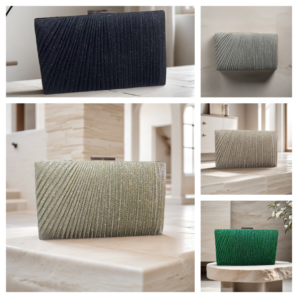 Bolsa Tiracolo / Carteira Feminina Com Glitter Para Festa / Banquete / Casamento