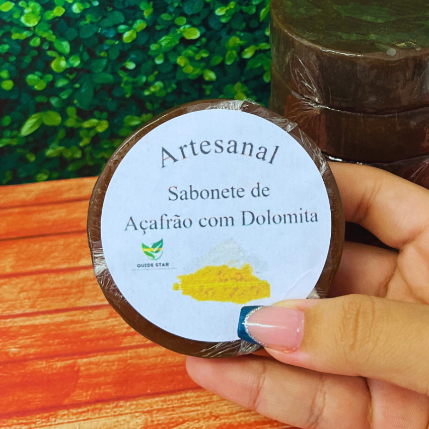 Sabonete Açafrão com Dolomita depilação Natural trata Foliculite Artesanal ENVIO RAPIDO em Oferta na Shopee