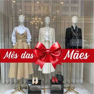 Adesivo vitrine/ vidro/ parede/loja/ dia das mães/feliz dia das mães/mês das mães em Oferta na Shopee