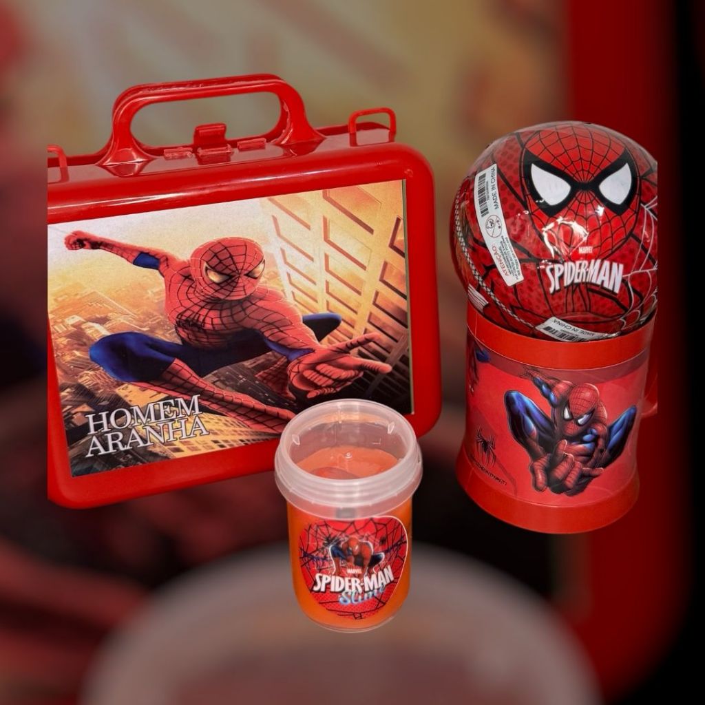 KIT MALETA  + CANECA + BOLA SURPRESA + SLIME