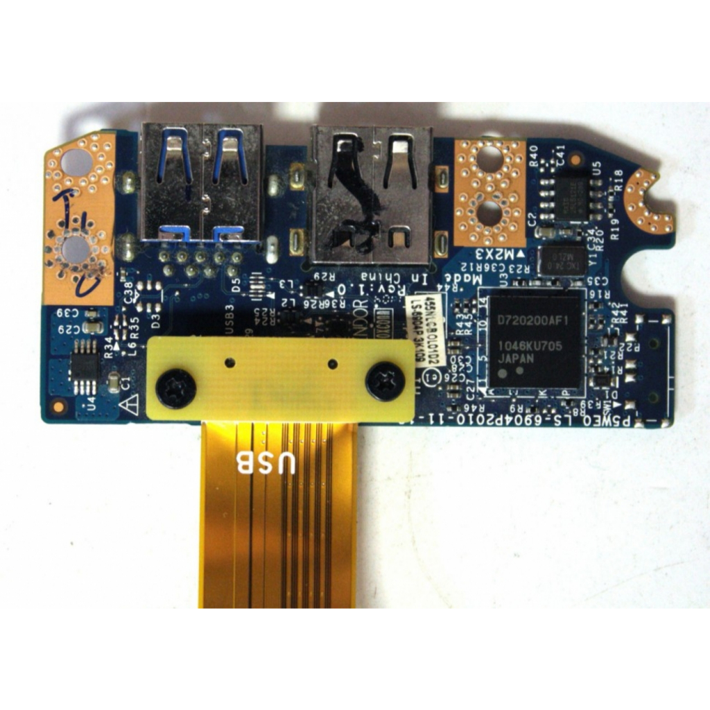 Placa Conector Usb + Flat Notebook Acer 5750 5755 5350 5350g