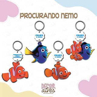 Procurando Nemo - Chaveiro Personalizado MDF brilhoso Lembrancinha infantil em Oferta na Shopee