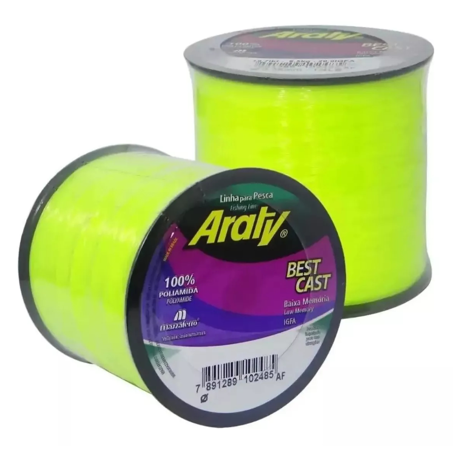 Kt 02 Linha De Pesca Monofilamento Premium Araty 100g varias medidas – Mazzaferro