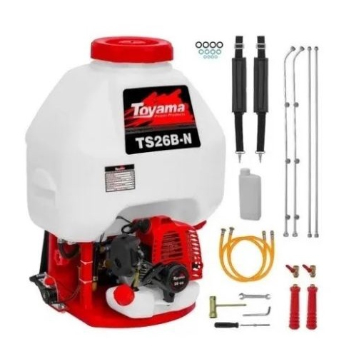 Pulverizador Costal Gasolina 25 Litros 2 Lanças Toyama Ts26b