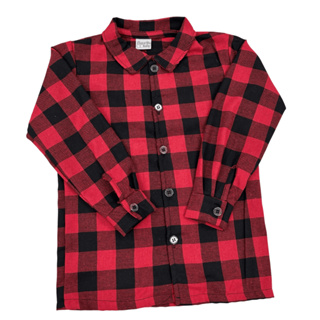 Camisa Flanela Xadrez 0 - 16 Anos Confortável Estilo Casual Versátil Infantil e Juvenil Menino em Oferta na Shopee