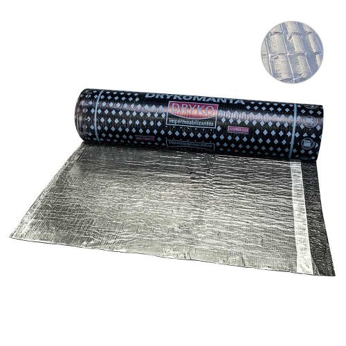Manta Asfaltica Aluminizada 2mm Drykomanta Vedatudo 25kg Polietileno 1m x 10m Aplicação Maçarico em Oferta na Shopee