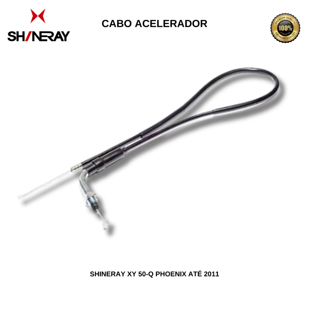 Cabo De Acelerador Moto Shineray Xy 50q Phoenix Até 2011 - 70cm em Oferta na Shopee