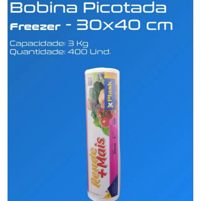 Bobina De Saco Plástico Transparente Picotada Direto da Fabrica Frete Grátis 1,2 e 3 Kg por R$ 25,47