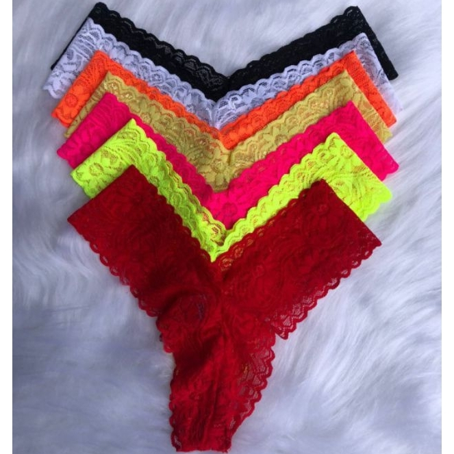🔥 Kit com 8 Calcinhas Caleçon Fio de Renda – Sensualidade e Conforto em Cada Detalhe! 🔥 em Oferta na Shopee