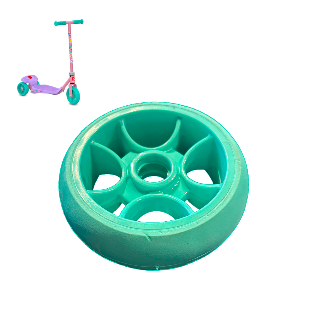 Roda Rodinha Traseira primeiro Patinete Brinquedos Bandeirante HNR