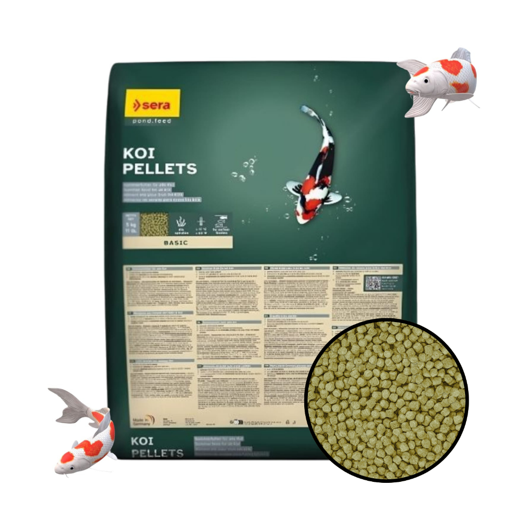 Ração Para Carpas Sera Koi Pellets 5kg Carpa LagoTetra Lagos Pond Vibrance Tipo Professional Verão